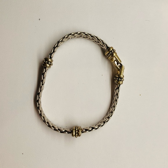 Jewelry Vintage Silver And Gold Rope Bracelet Poshmark